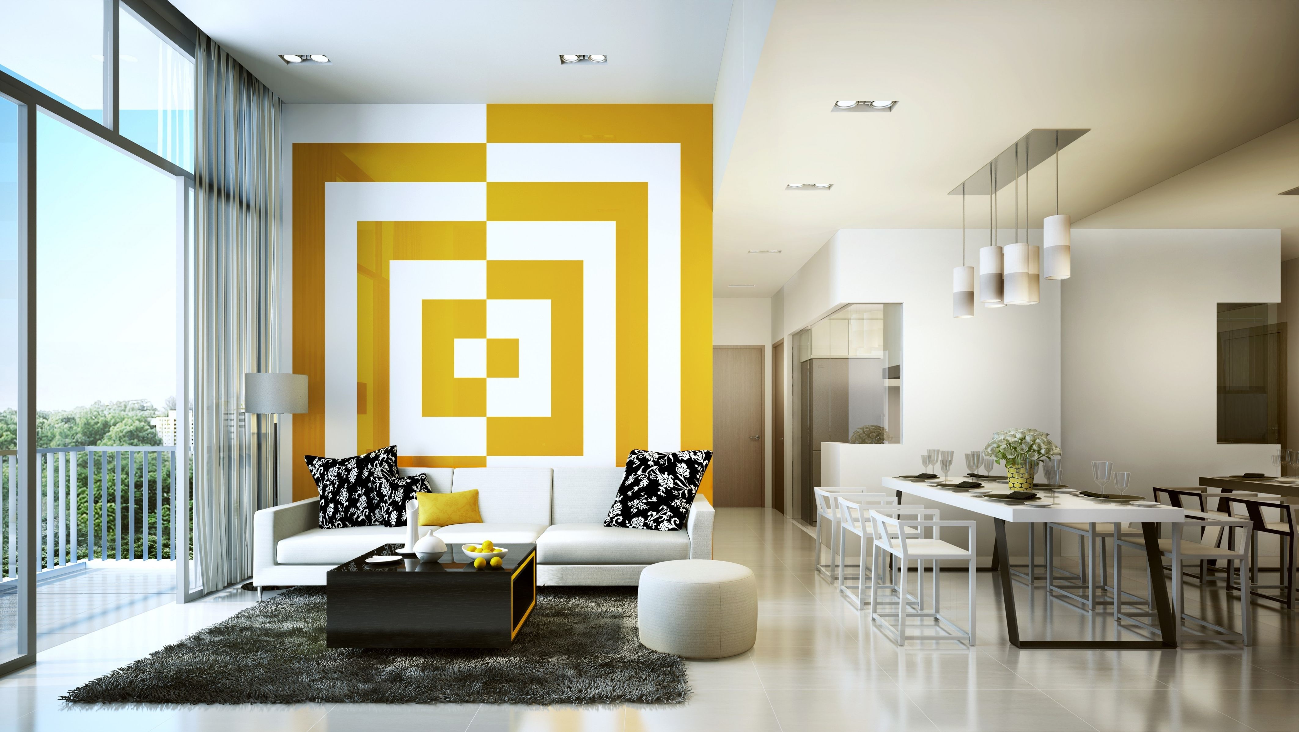 2017 3d Wall Art And Interiors Regarding Living Room Marvelous 3d Model C4d Thrift Wall Art For Designer (View 3 of 15)
