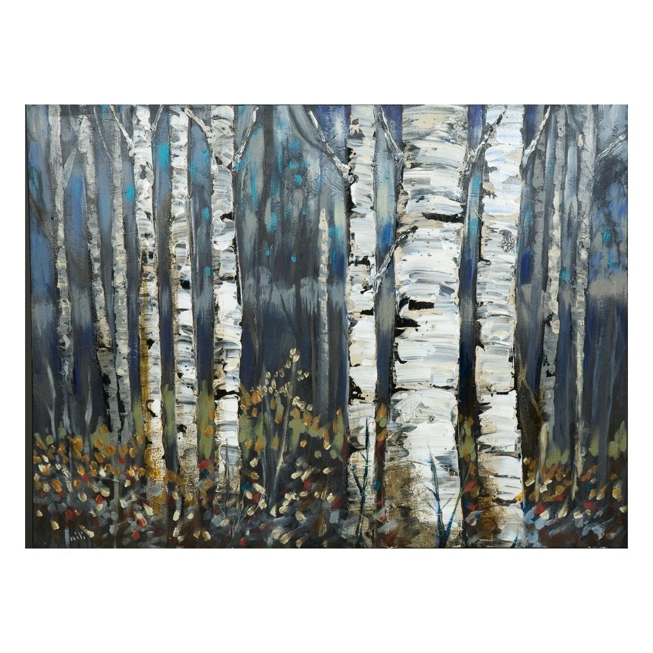 2017 Laila's Ili142 11f Birch Trees Canvas Art (View 7 of 15)
