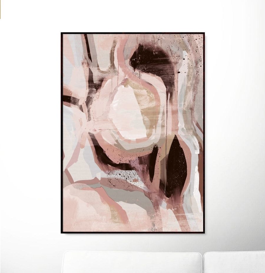 2017 Large Abstract Painting, Printable Abstract Art, Instant Download Inside Printable Abstract Wall Art (View 3 of 15)