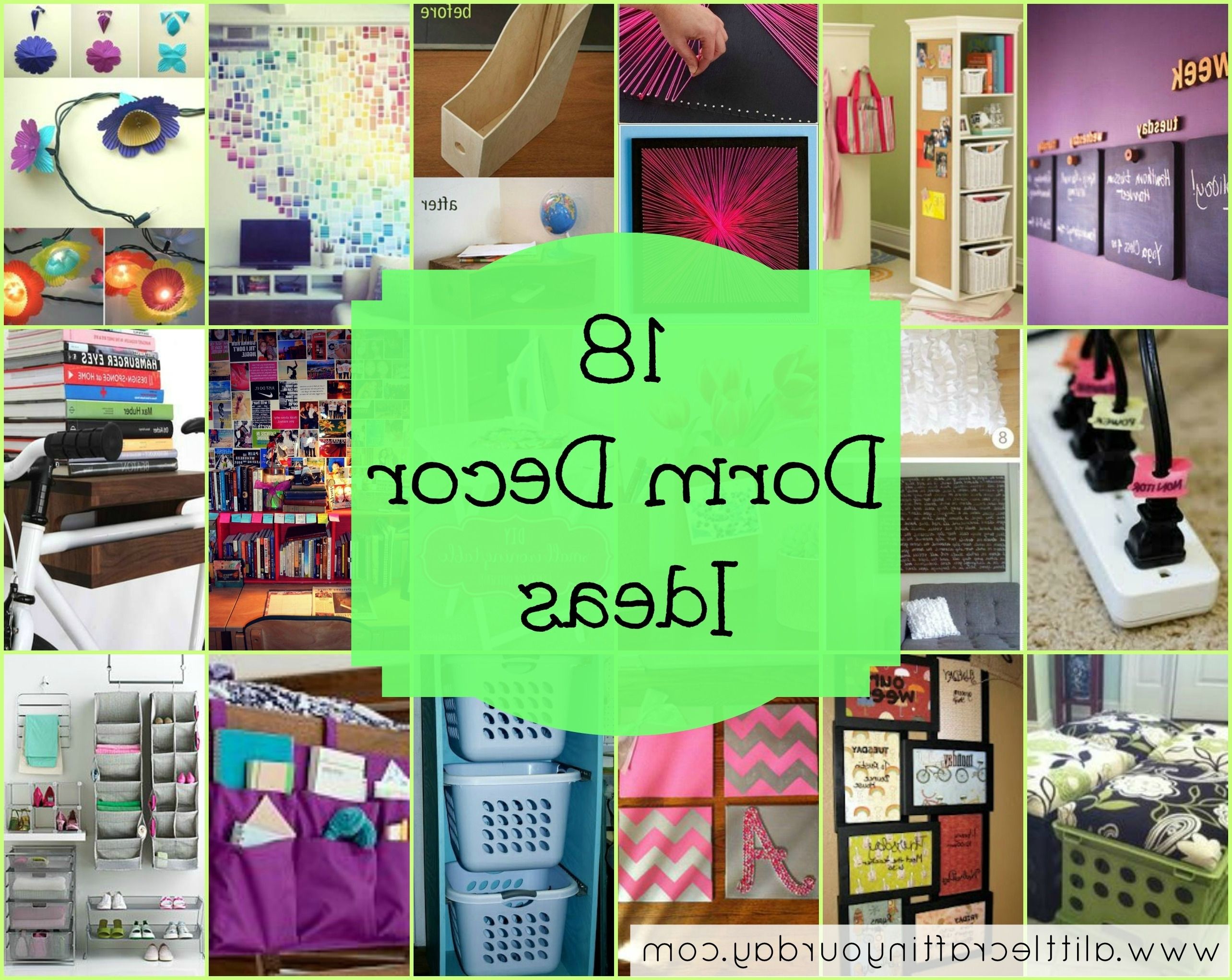 2018 18 Dorm Decor Ideas – A Little Craft In Your Day With College Dorm Wall Art (View 1 of 15)