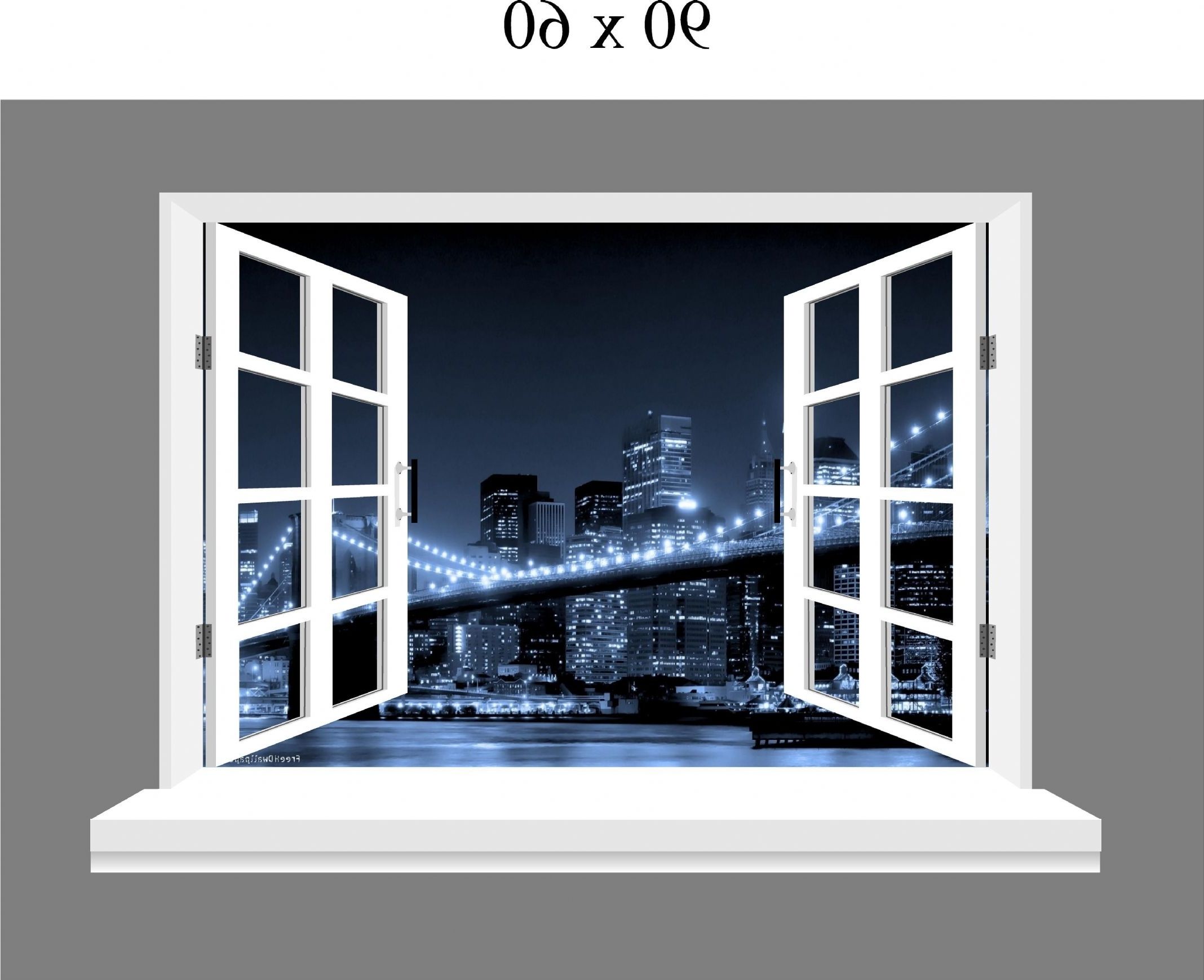 2018 3d Wall Art Window Intended For Wall Art Ideas Design : Window Three Dimensional Brooklyn Wall Art (View 14 of 15)