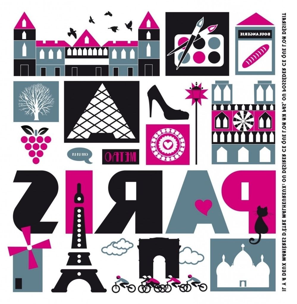 2018 Paris Themed Wallpaper (View 4 of 15)