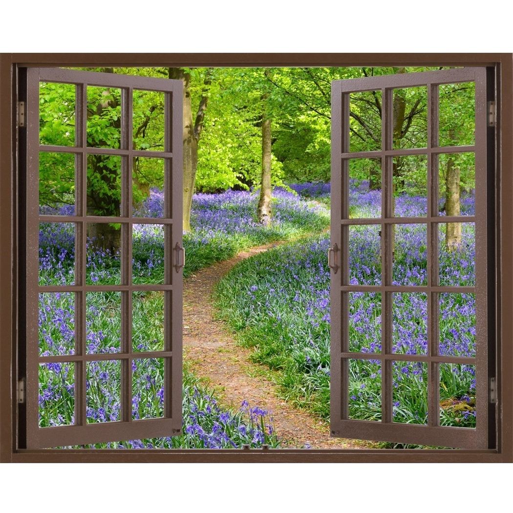 3d Wall Art Window Inside Well Known Illusion Window View Wall Mural Window View Wall Stickers, Window (View 11 of 15)