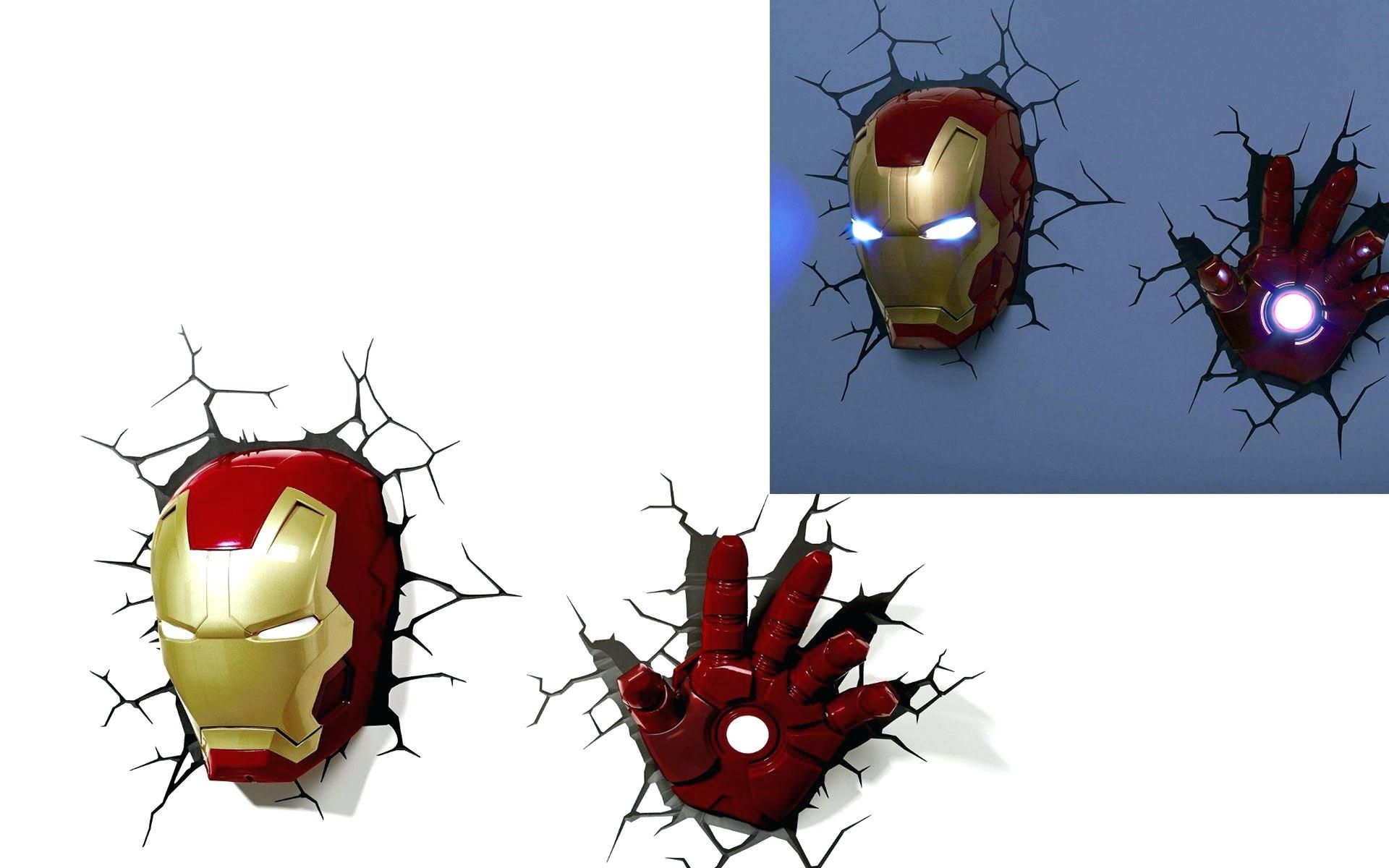 3d Wall Lights Night Paper 3d Wall Art Nightlight Spiderman Face Within Most Up To Date The Avengers 3d Wall Art Nightlight (View 10 of 15)