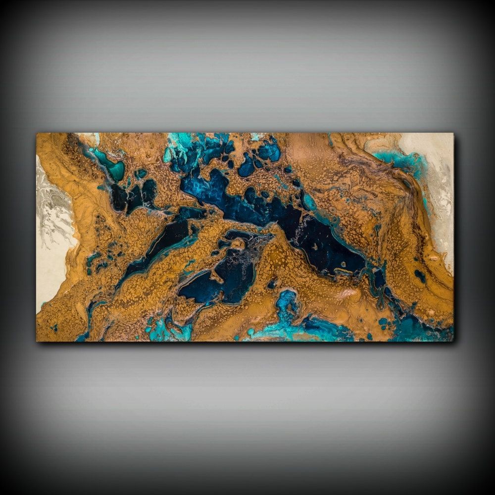 Abstract Copper Wall Art Pertaining To Best And Newest Giclee Abstract Fine Art Print From Original Acrylic Abstract (View 2 of 15)