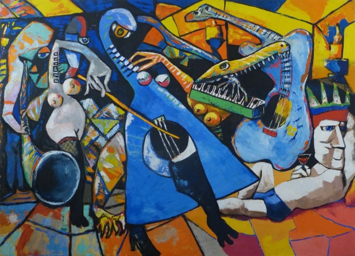 Abstract Jazz Band Wall Art Regarding 2018 King Of Jazz And His Band (ta) (View 4 of 15)