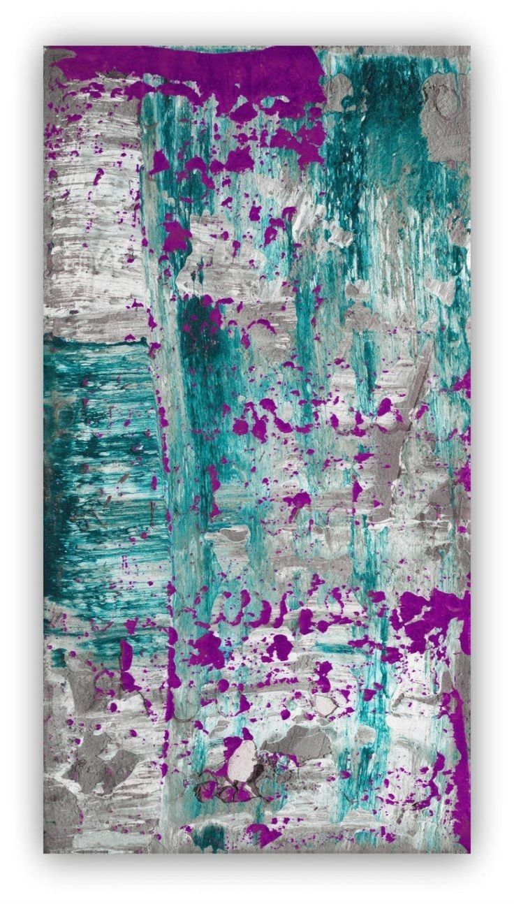 Abstract Painting Large Wall Art Canvas Art Purple Plum Grey Gray In Well Known Purple Wall Art Canvas (View 9 of 15)