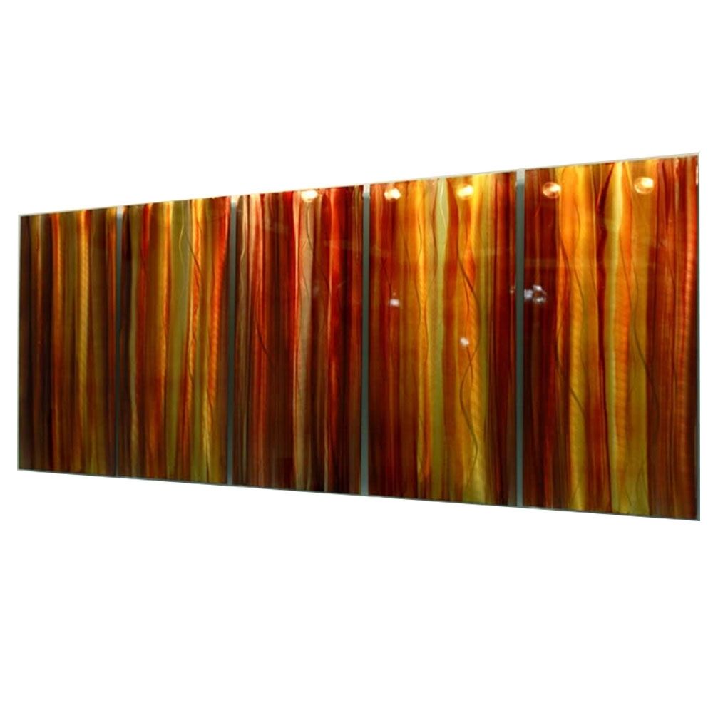 Autumns Prism – Red, Yellow & Orange Contemporary Metal Wall Art Throughout Well Known Large Yellow Wall Art (View 10 of 15)