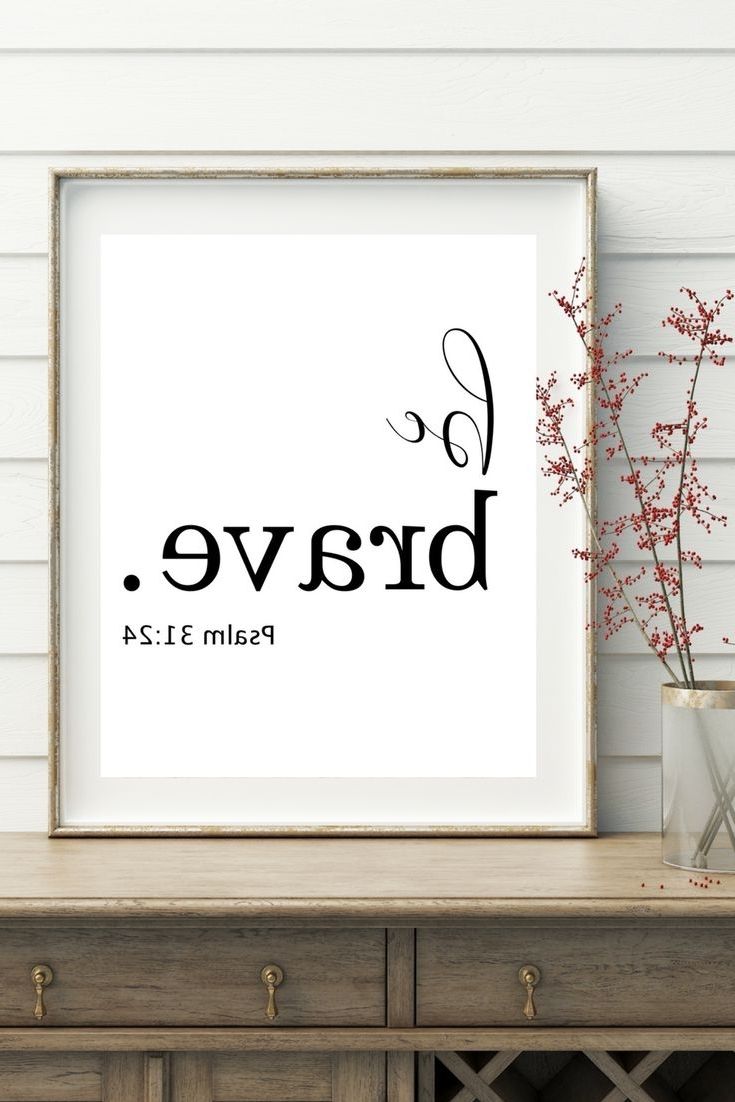 Best And Newest Best 25+ Scripture Wall Art Ideas On Pinterest (View 1 of 15)