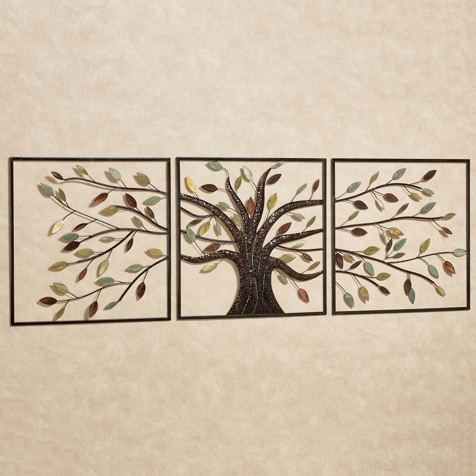 Best And Newest Ever Changing Brown Tree Metal Wall Art Set Pertaining To Metal Wall Art (View 1 of 15)