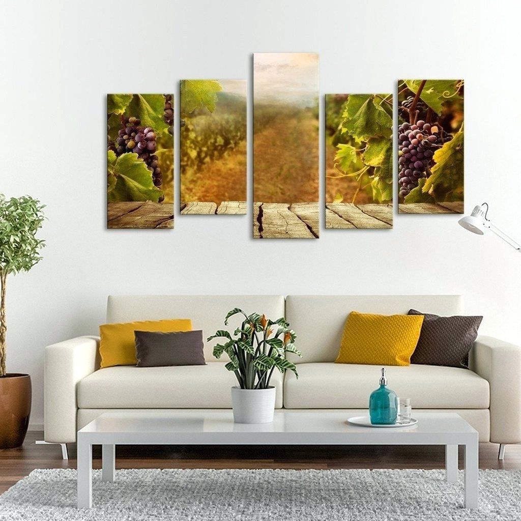 Best And Newest Wall Arts ~ Tuscan Vineyard Wall Art Valley Vineyard Metal Wall For Italian Scene Wall Art (View 14 of 15)