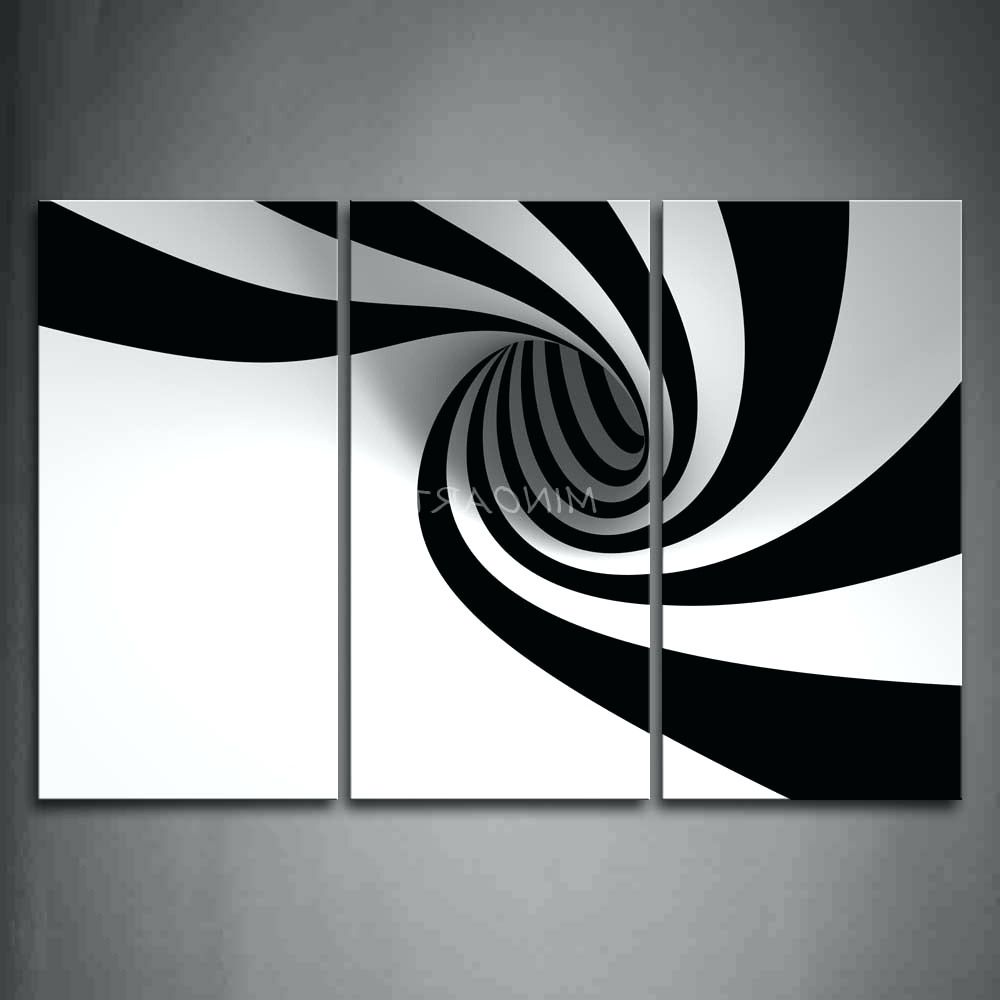Black And White Wall Art Sets Throughout 2017 Wall Arts ~ Oversized Black And White Canvas Art Black And White (View 4 of 15)