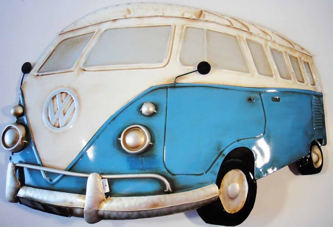 Blue And Cream Wall Art Intended For Latest Full Metal Vw Wall Art (View 2 of 15)