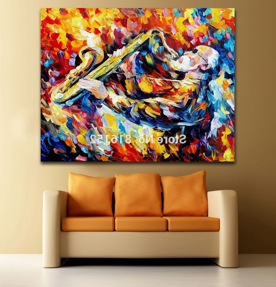 Buy Jazz Musician And Get Free Shipping On Aliexpress Pertaining To Most Up To Date Abstract Jazz Band Wall Art (View 9 of 15)