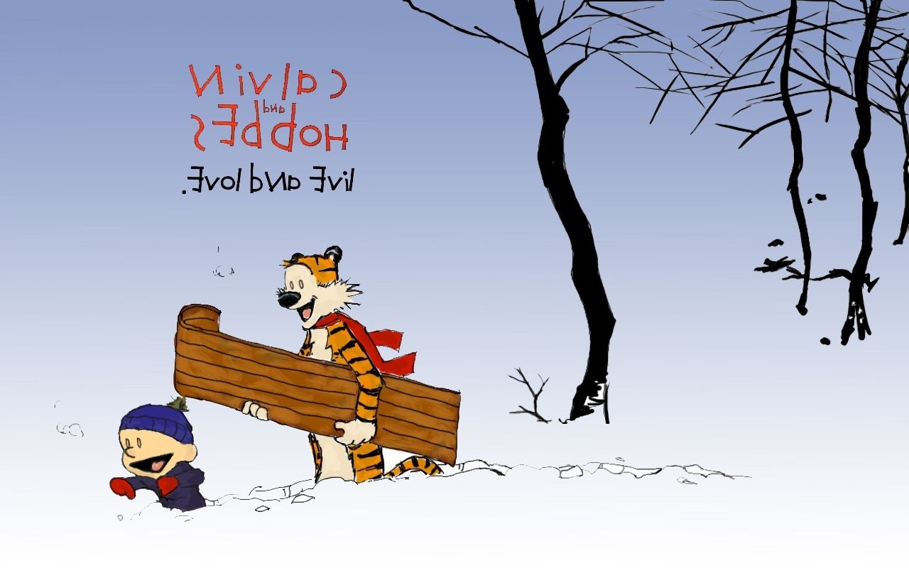 Calvin And Hobbes Wall Art With Newest Live And Love – Calvin+hobbesaeskape On Deviantart (View 3 of 15)
