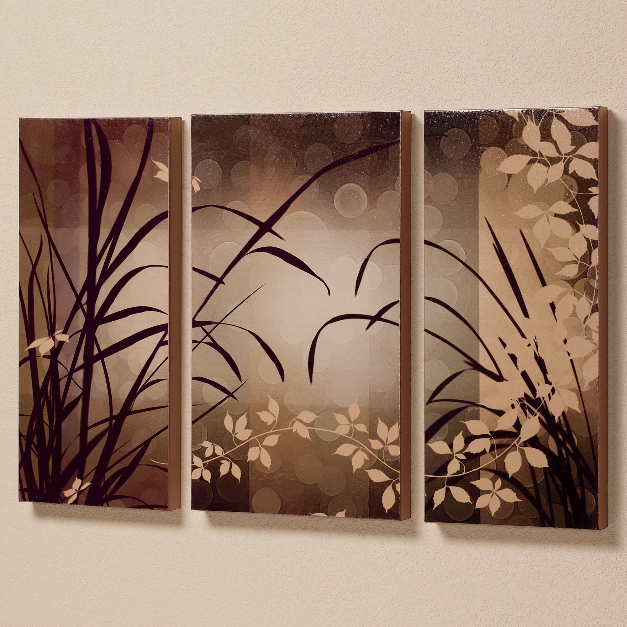 Celebrate Elegance Triptych Canvas Wall Art Set (View 1 of 15)