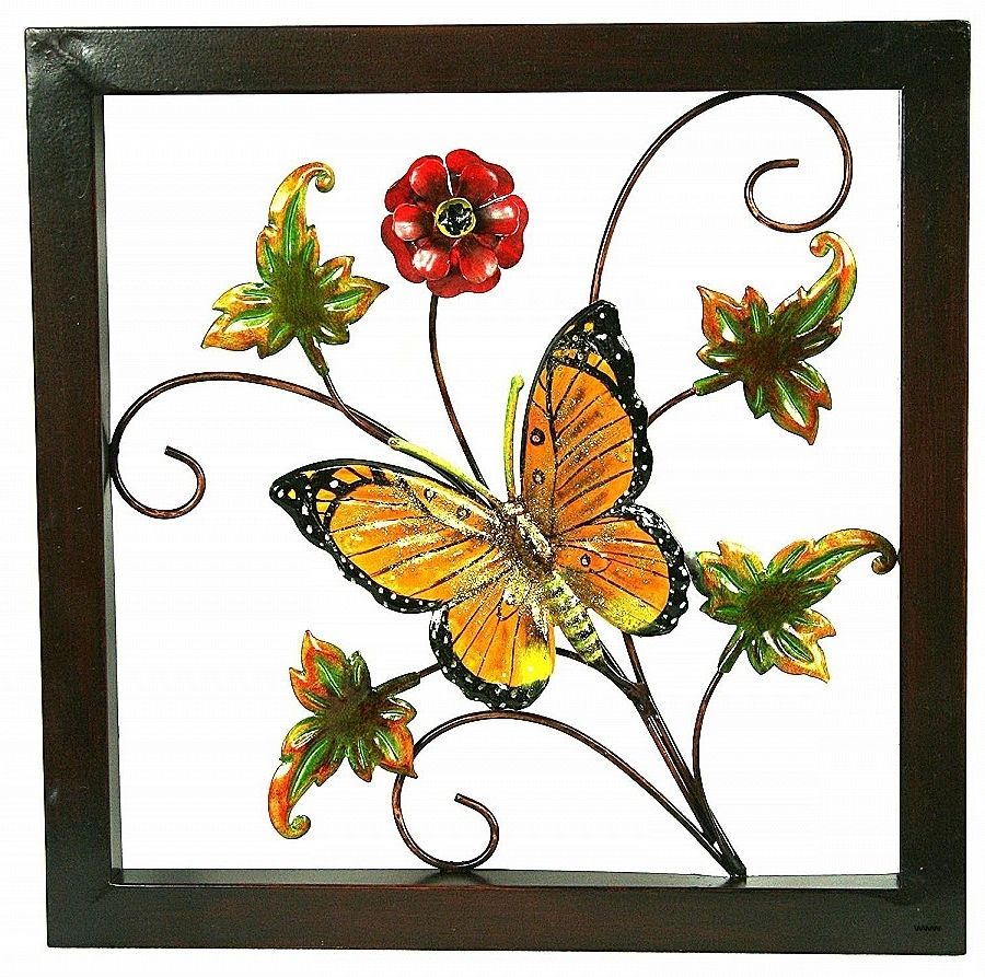 Ceramic Butterfly Wall Art Unique Amazon Decorative Ceramic Wall Pertaining To Recent Ceramic Butterfly Wall Art (View 8 of 15)