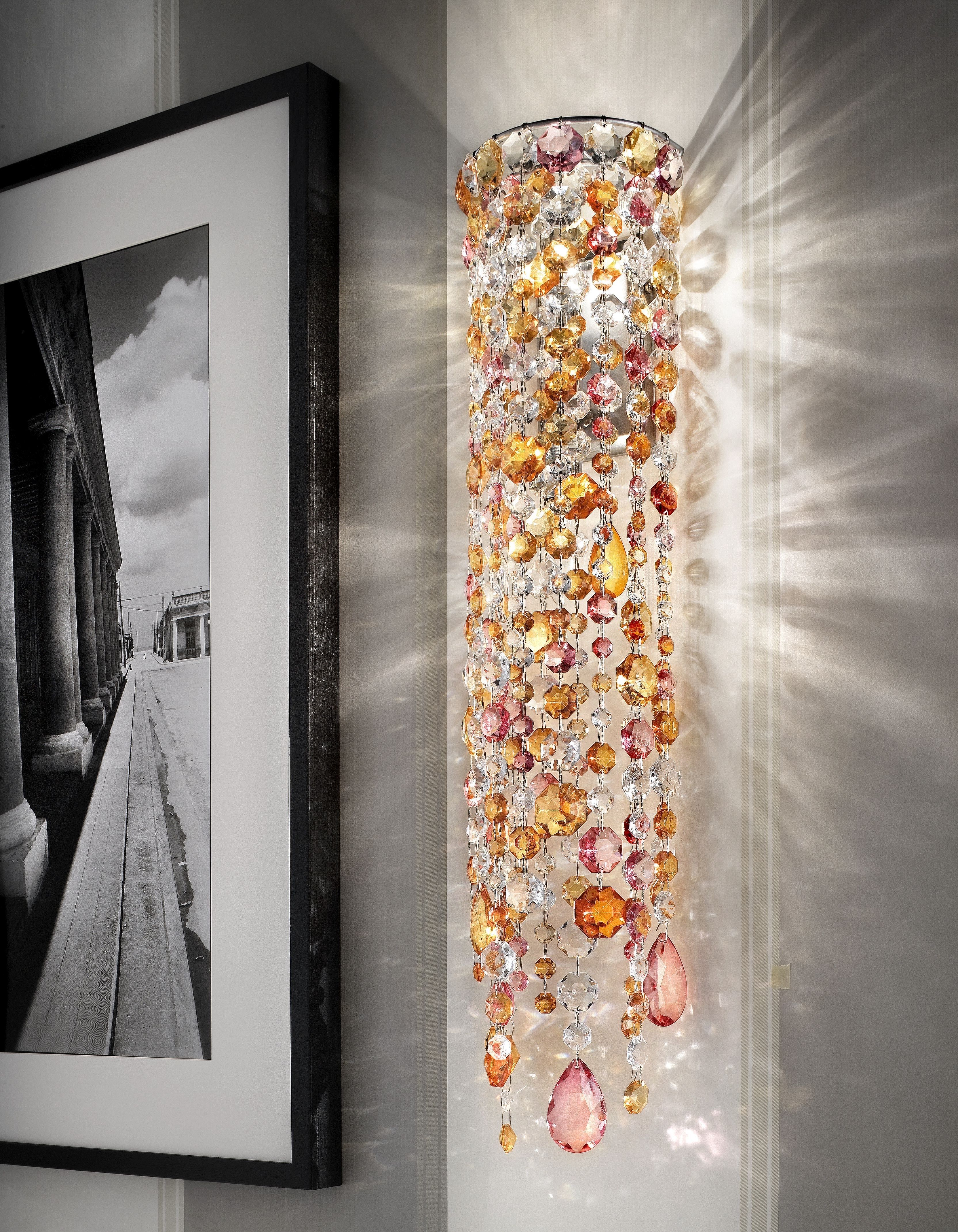 Contemporary Italian Wall Art Intended For Popular Light Up A Dark Corner With This Lovely Modern Italian Crystal (View 8 of 15)