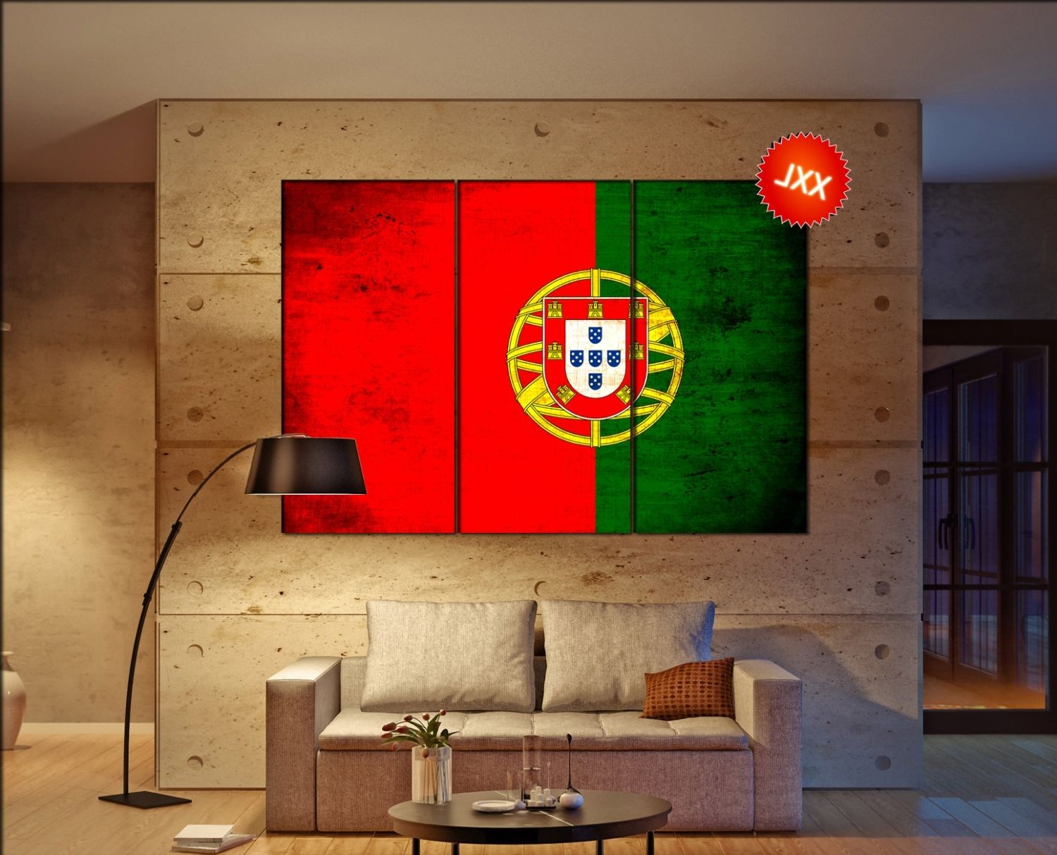 Country Canvas Wall Art In Current Portugal Flag Canvas Wall Art Art Print Large Canvas Wall Art (View 2 of 15)
