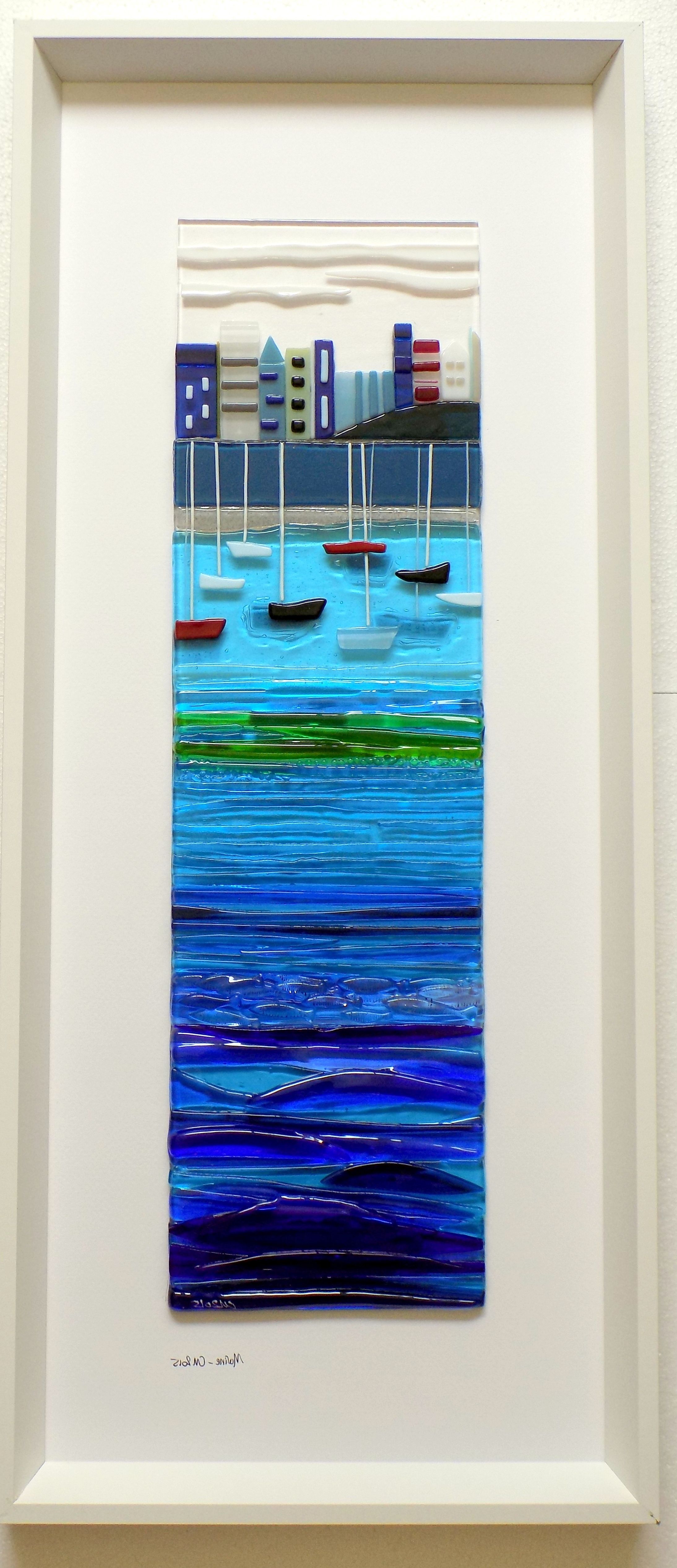 Current Contemporary Fused Glass Wall Art For Large Framed Panels – Inlight – Contemporary Fused Glass (View 2 of 15)