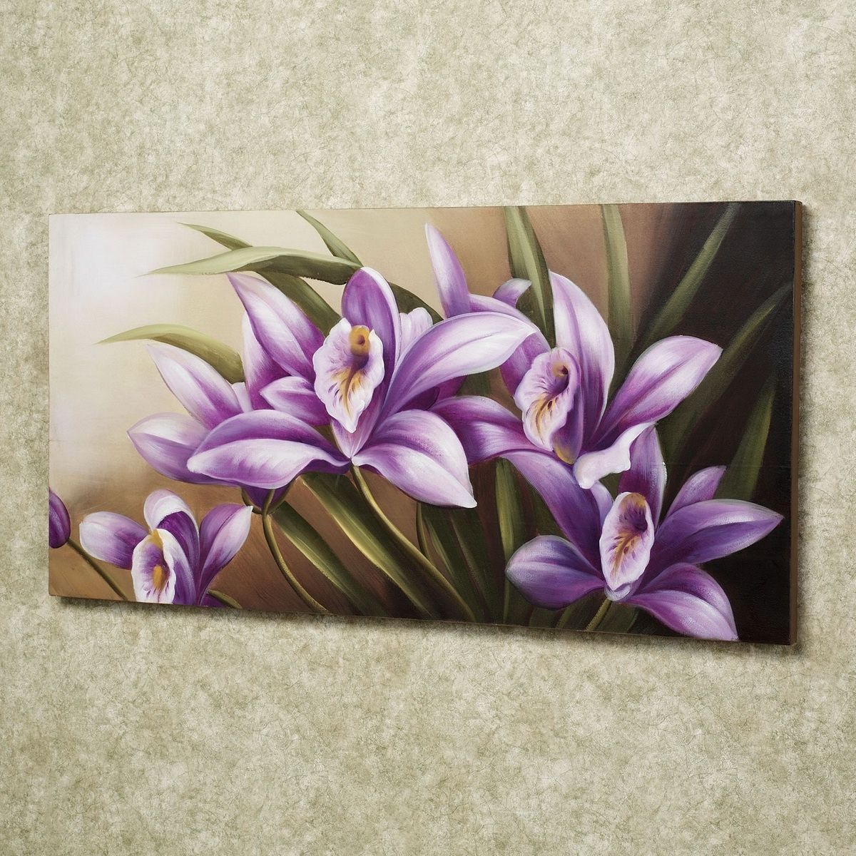 Current Flower Wall Art Canvas Throughout Wall Art Designs: Canvas Wall Art Beautiful Flower Painting On (View 10 of 15)