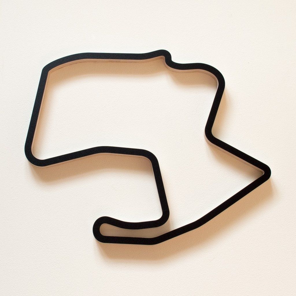 Current Mazda Raceway Wooden Race Track Replica In Black (View 4 of 15)