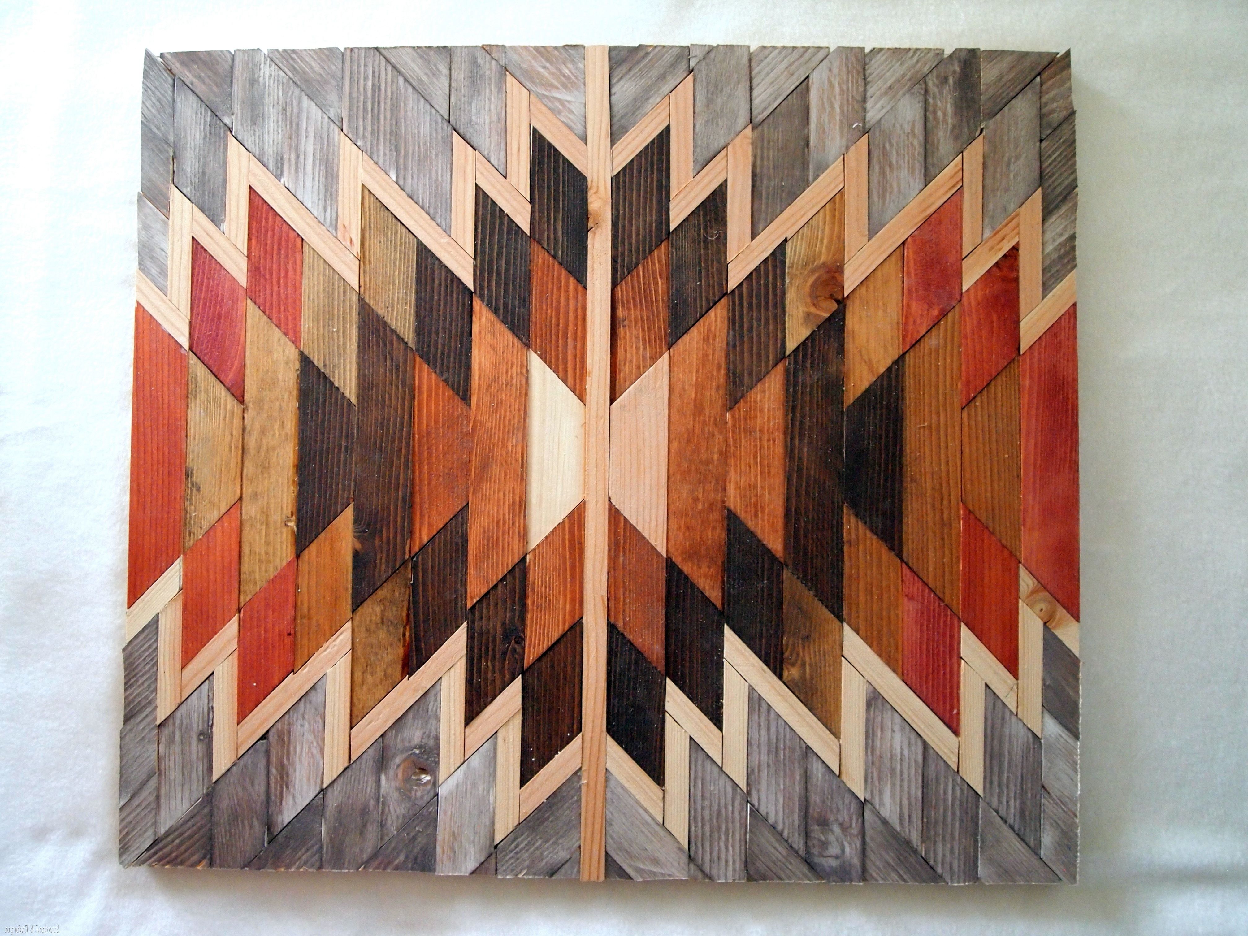 Current Stained Wood Wall Art With 3d Wooden Geometric Art (View 4 of 15)