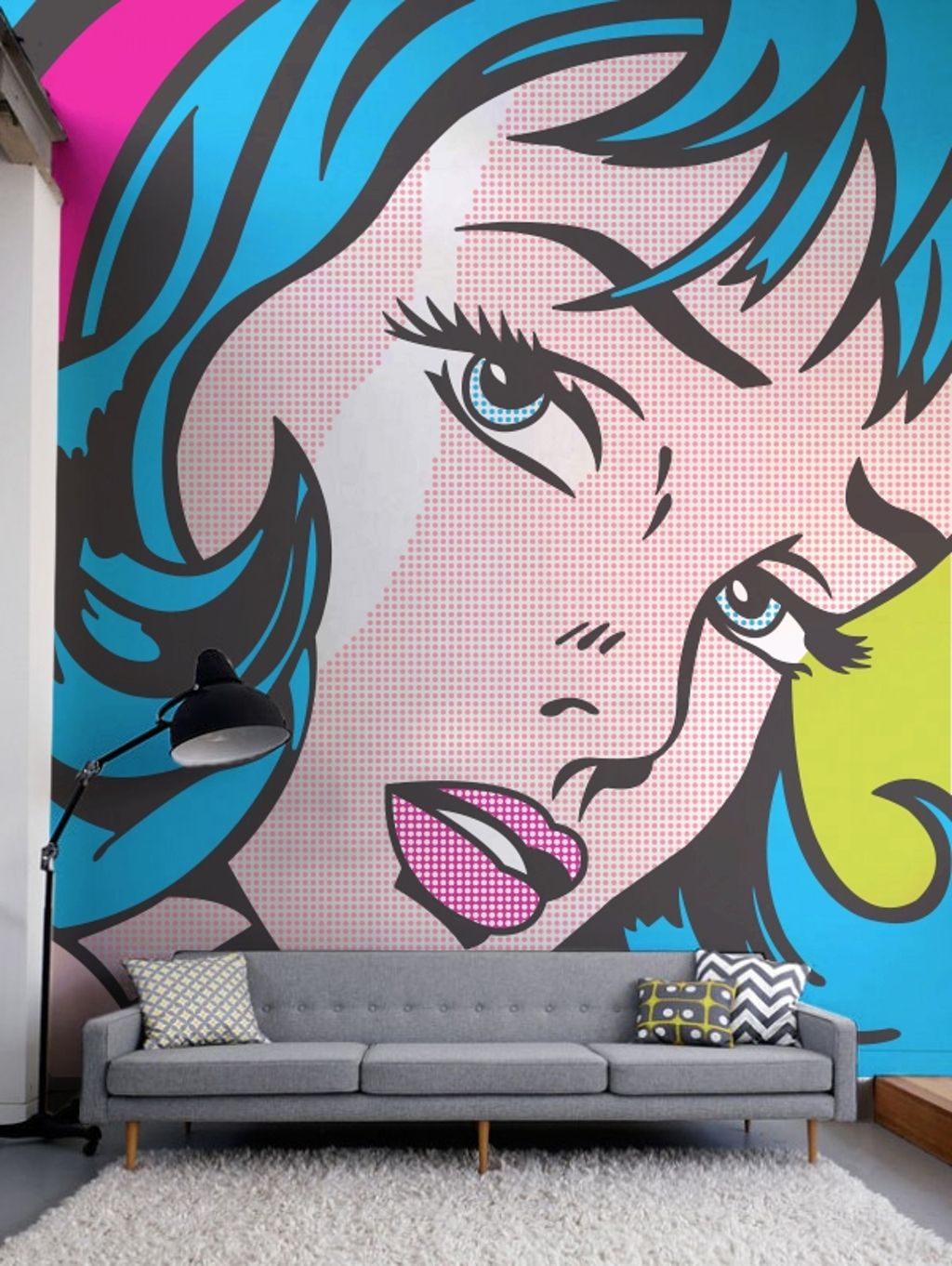 Decorating: Retro Pop Art Wall Murals – Amazing Decorating Tips To Within Preferred Pop Art Wallpaper For Walls (View 2 of 15)