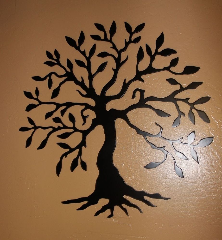 Ebay Regarding Most Recently Released Iron Tree Wall Art (View 12 of 15)