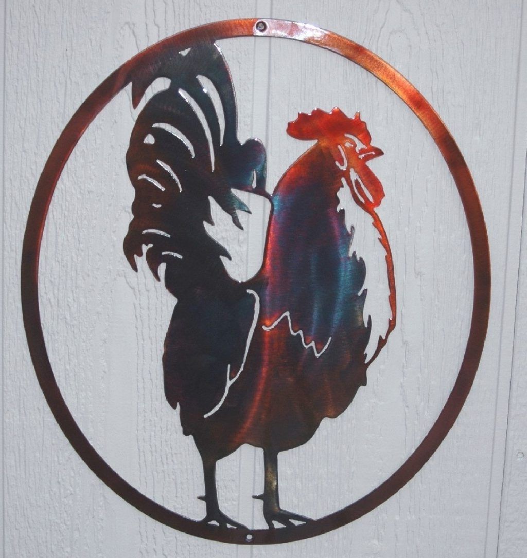 Exclusive Idea Rooster Wall Art Together With Articles Kitchen In Well Known Metal Rooster Wall Art (View 7 of 15)