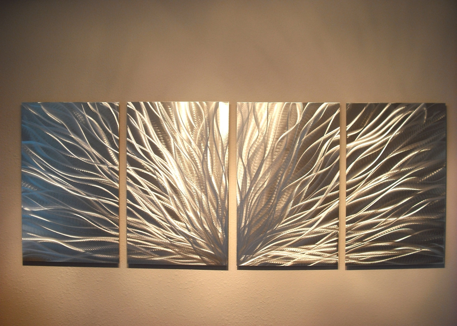 Famous Home Decor: Perfect Abstract Metal Wall Art With Radiance Art Intended For Modern Wall Art Uk (Photo 6 of 15)