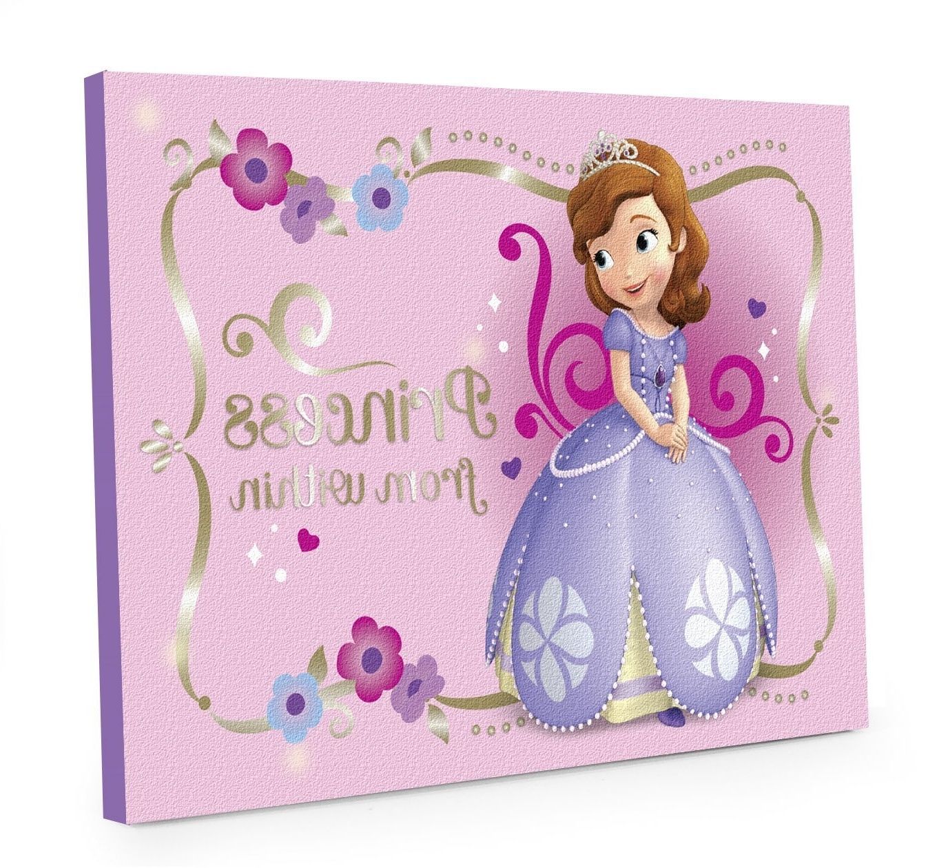 Fashionable Amazon: Disney Sofia The First Led Canvas Wall Art,  (View 13 of 15)