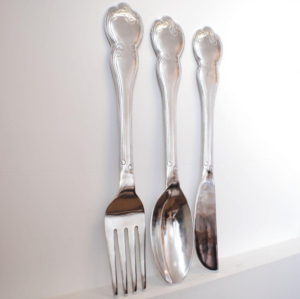 Favorite Large Spoon And Fork Wall Art Within Large Spoon And Fork Wall Decor • Walls Decor (View 15 of 15)