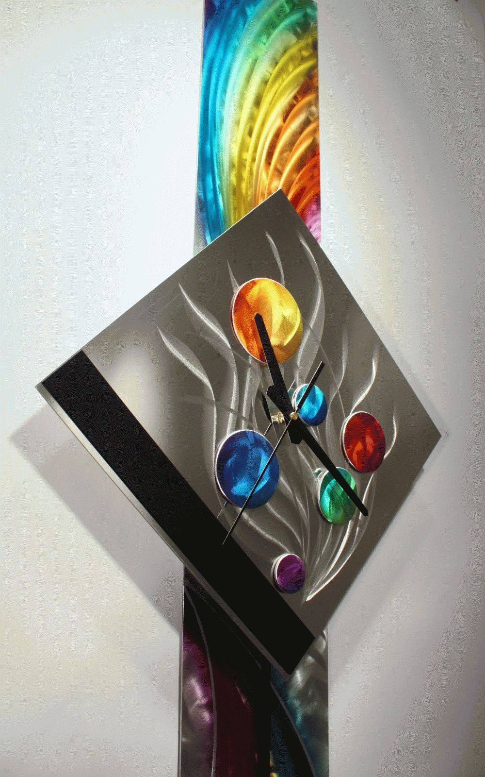 Favorite Modern Metal Wall Art Pendulum Clock, Abstract Sculpture Decor Throughout Abstract Clock Wall Art (View 4 of 15)