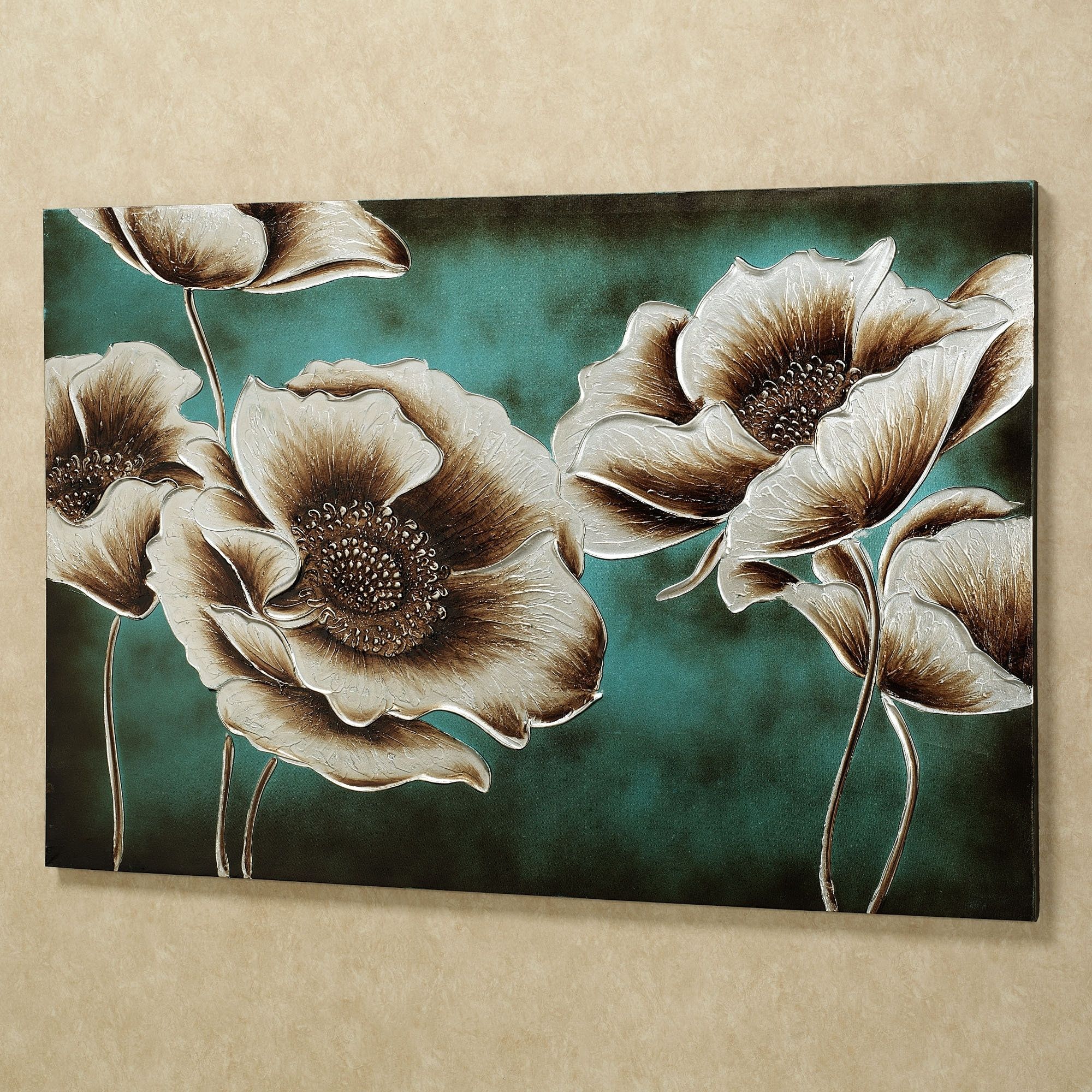 Flower Canvas (View 1 of 15)