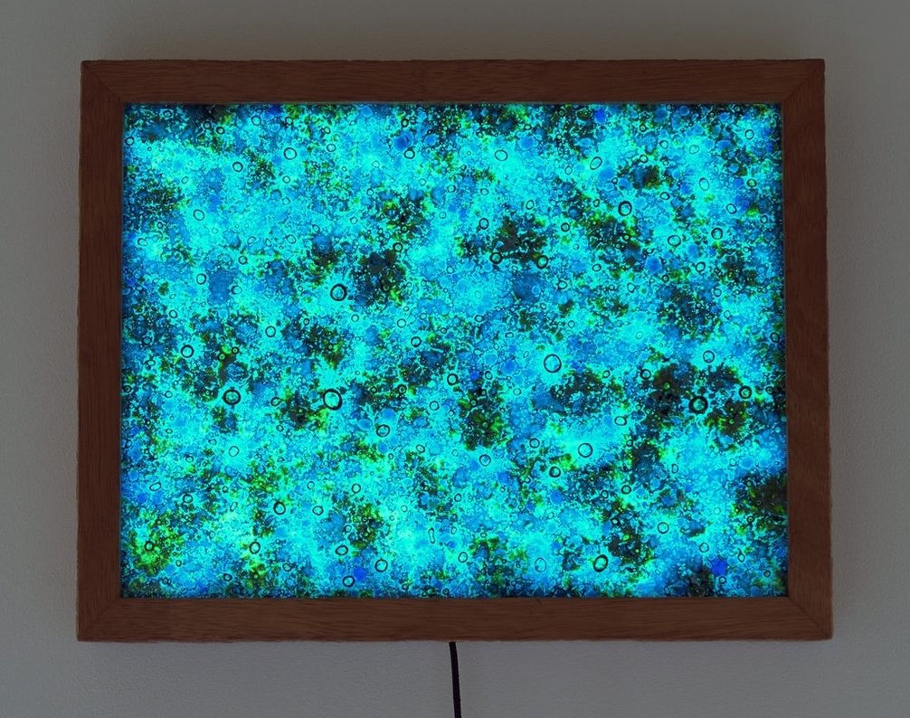 Framed Fused Glass Wall Art (View 3 of 15)