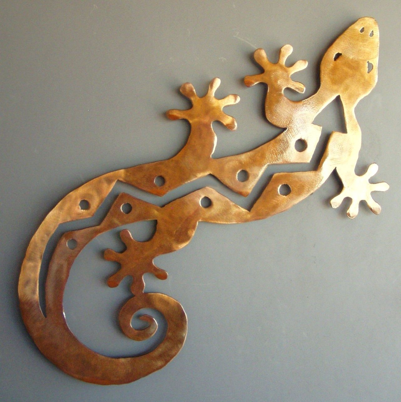 Gecko Outdoor Wall Art Intended For Preferred Wall Arts ~ Outdoor Metal Gecko Wall Art Gecko Metal Wall Art (View 15 of 15)