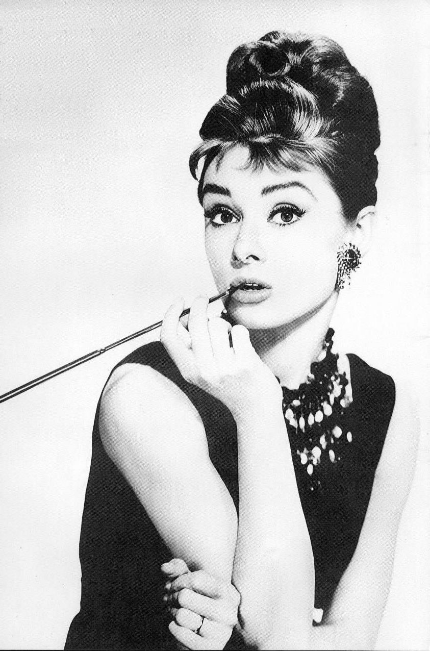Glamorous Audrey Hepburn Wall Art Pertaining To Newest Modern Wall Art – Audrey Hepburn In Black And White – Room Decor (View 1 of 15)