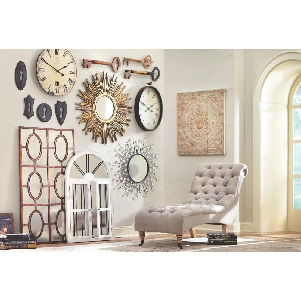 Home Decorators Collection Amaryllis Metal Wall Decor In Pertaining To Recent Cream Metal Wall Art (View 1 of 15)