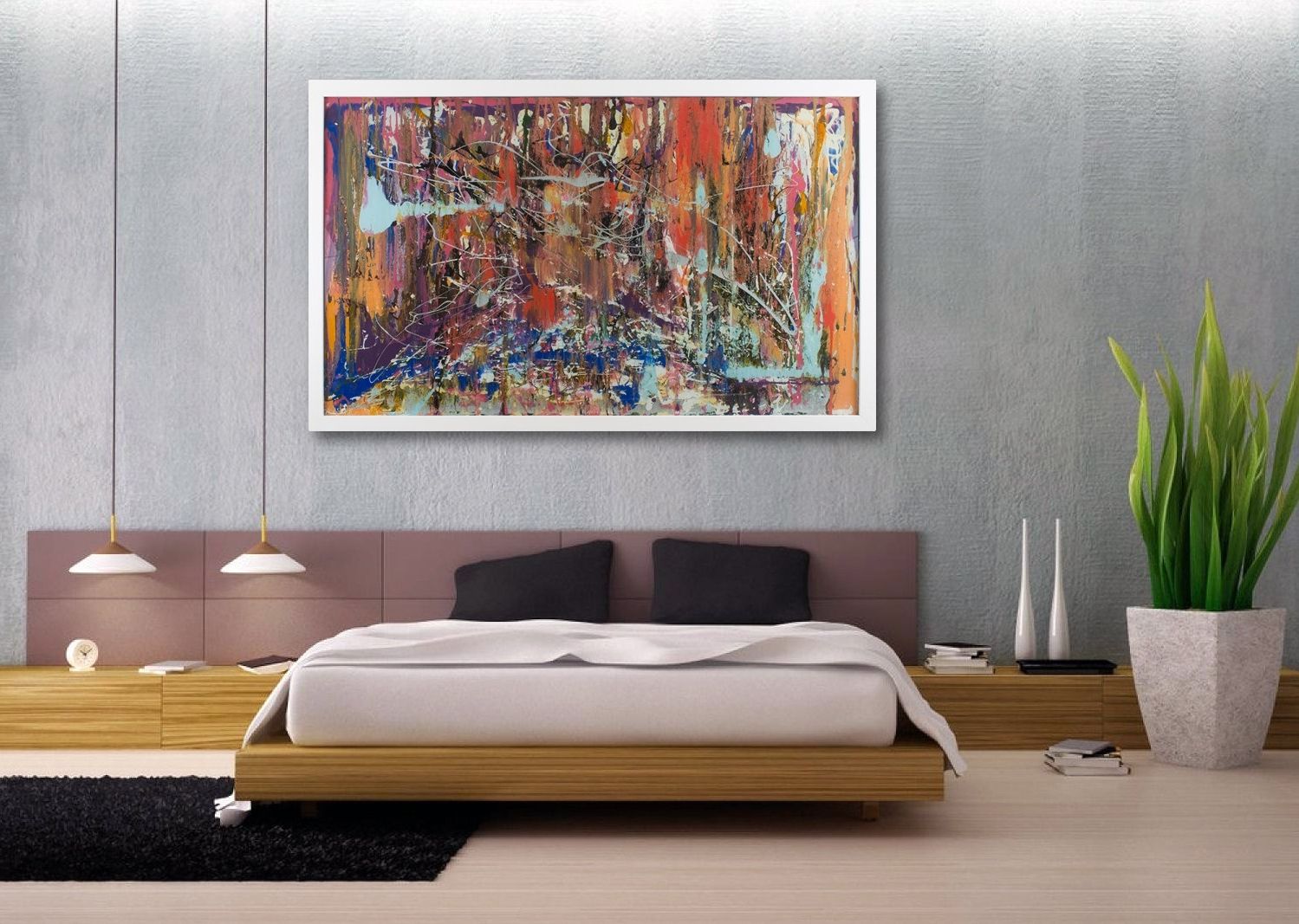 Innovative Way Modern Wall Decor Room — Joanne Russo Homesjoanne Inside Preferred Modern Abstract Huge Wall Art (View 1 of 15)