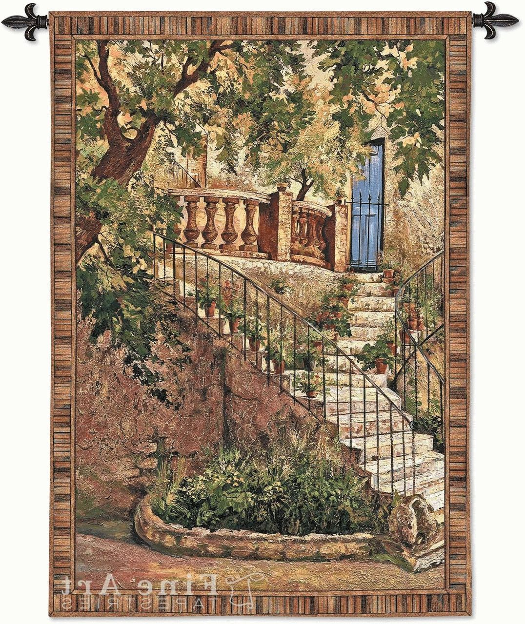 Italian Countryside Wall Art Intended For Most Recently Released Tuscan Villa I Tapestry – Italian Countryside Picture, H71" X W53" (View 8 of 15)