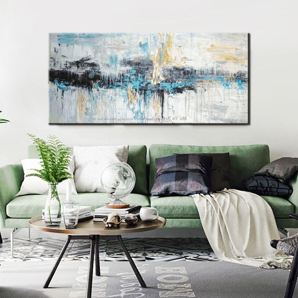 Large Modern Wall Art Within Most Current Abstract Art Painting Modern Wall Art Canvas Pictures Large Wall (View 11 of 15)