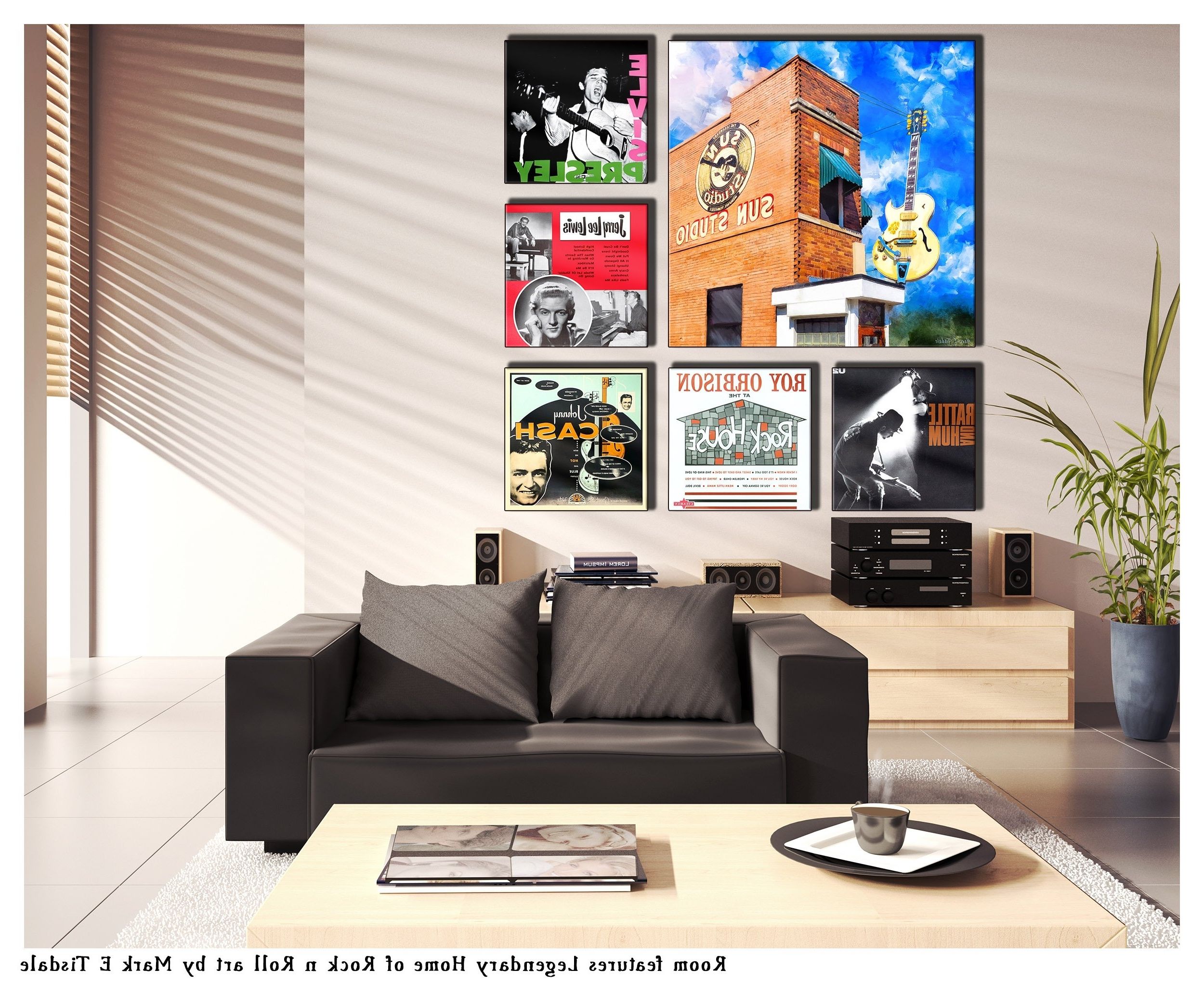 Latest Album Cover Wall Art Display Ideas – Grouping With Art – Mark On Art For Album Cover Wall Art (View 1 of 15)