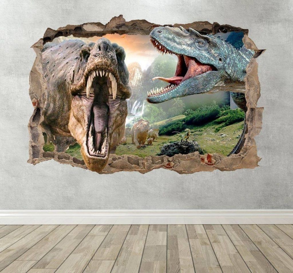 3D Dinosaur Wall Art Decor