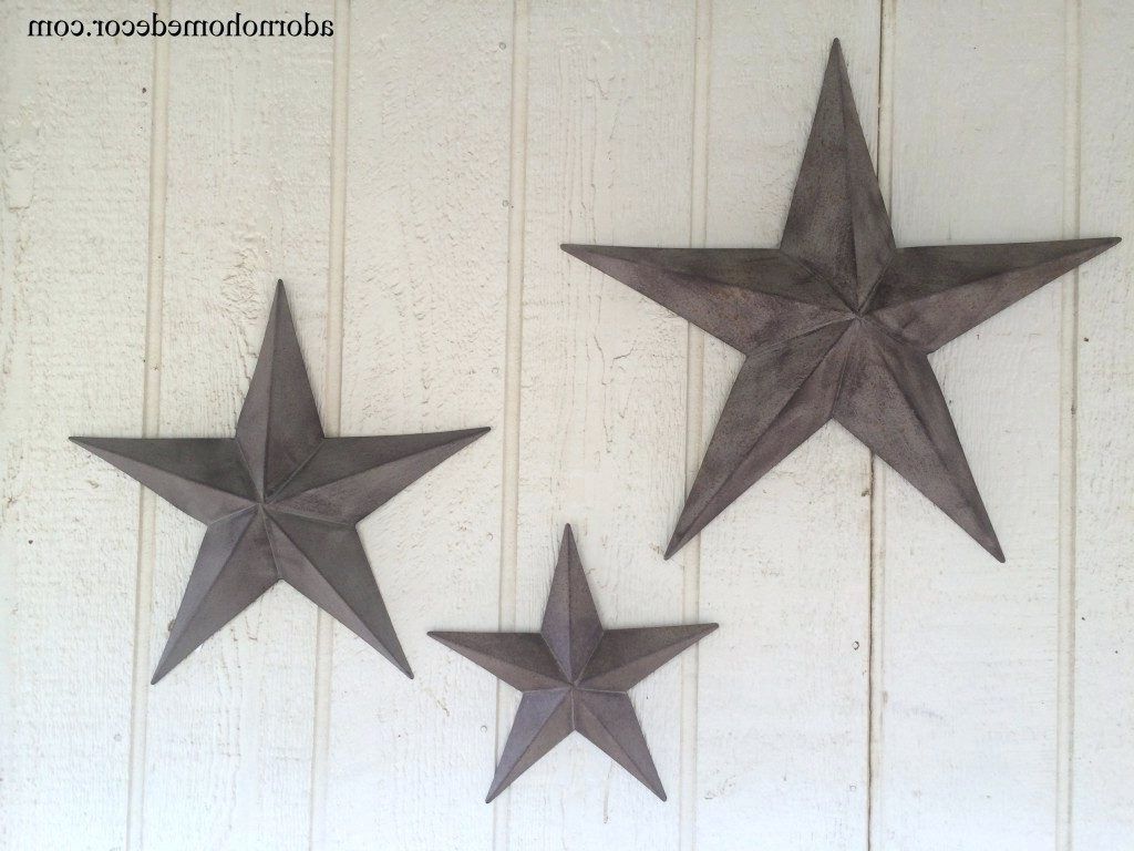 Latest Texas Star Wall Art In Wall Arts ~ Rustic Metal Star Wall Art Red Metal Star Wall Art (View 8 of 15)