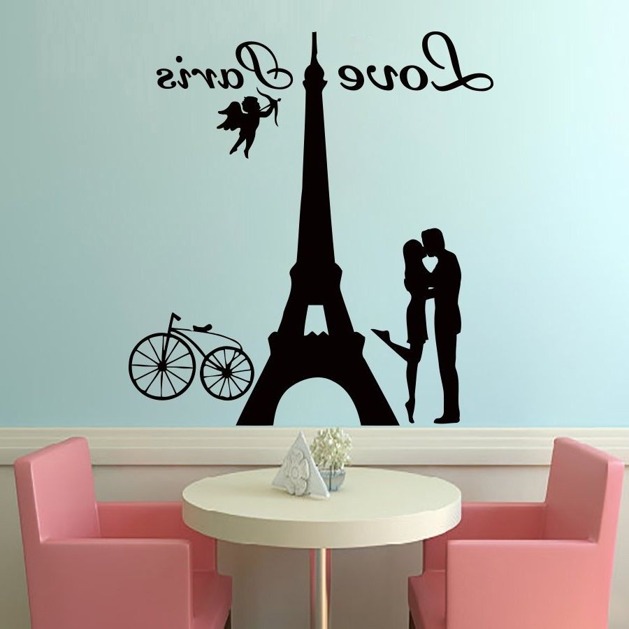 Manly Light Up Eiffel Tower Decor Eiffel Tower Figurines Wholesale Pertaining To Trendy Eiffel Tower Wall Art (View 9 of 15)