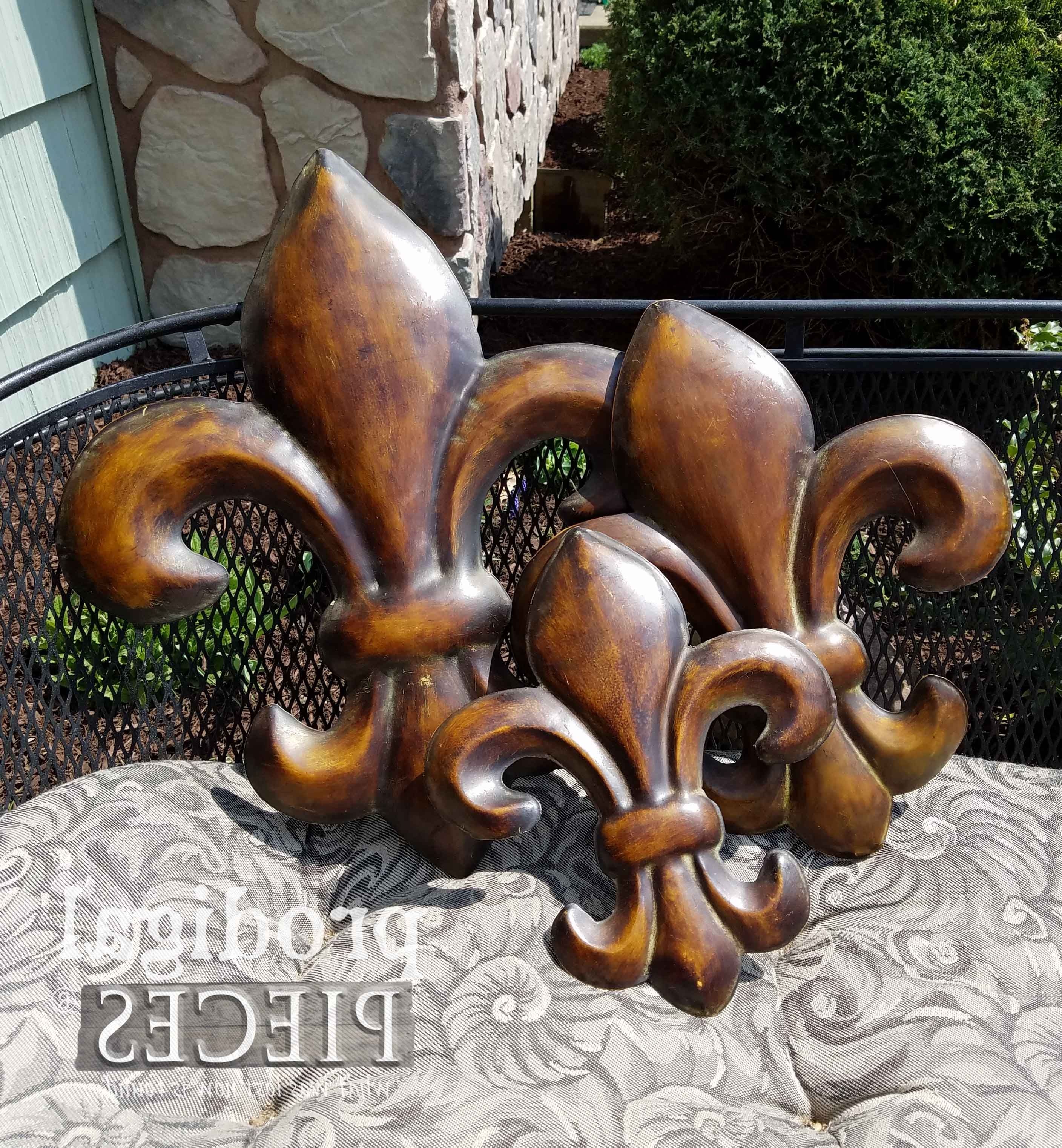 Metal Fleur De Lis Wall Art In Most Up To Date Fleur De Lis Wall Art ~ From Thrifted To Fabulous – Prodigal Pieces (View 11 of 15)