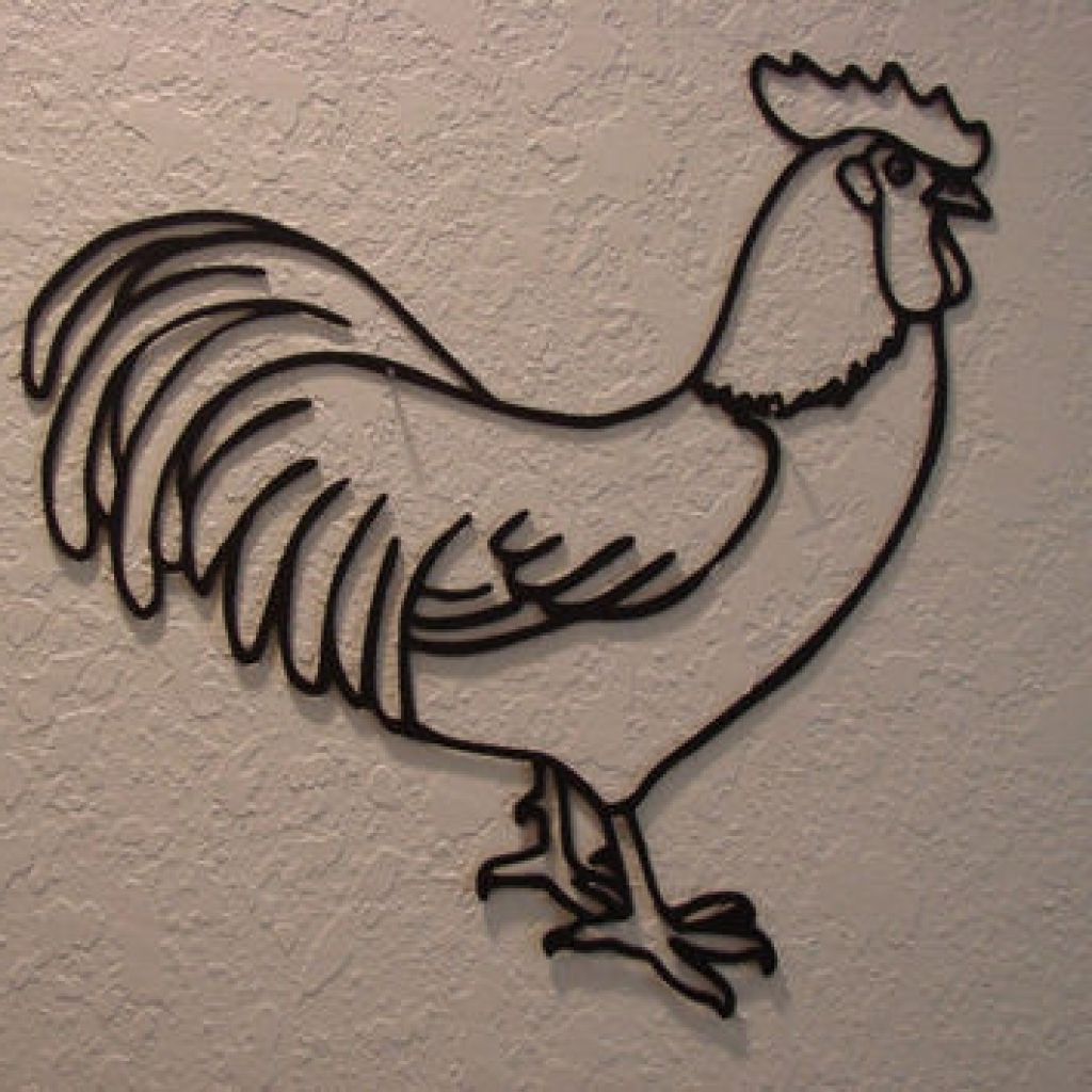 Metal Rooster Wall Decor With Regard To Well Known Sumptuous Rooster Wall Decor Metal Kitchen Art Ideas – Wall (View 15 of 15)