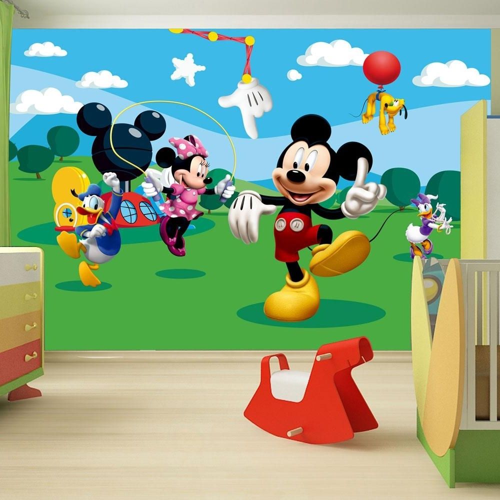 Mickey Mouse Clubhouse Wall Art With Popular Disney Mickey Mouse Bedroom Accessories Bedding & Furniture New (View 4 of 15)