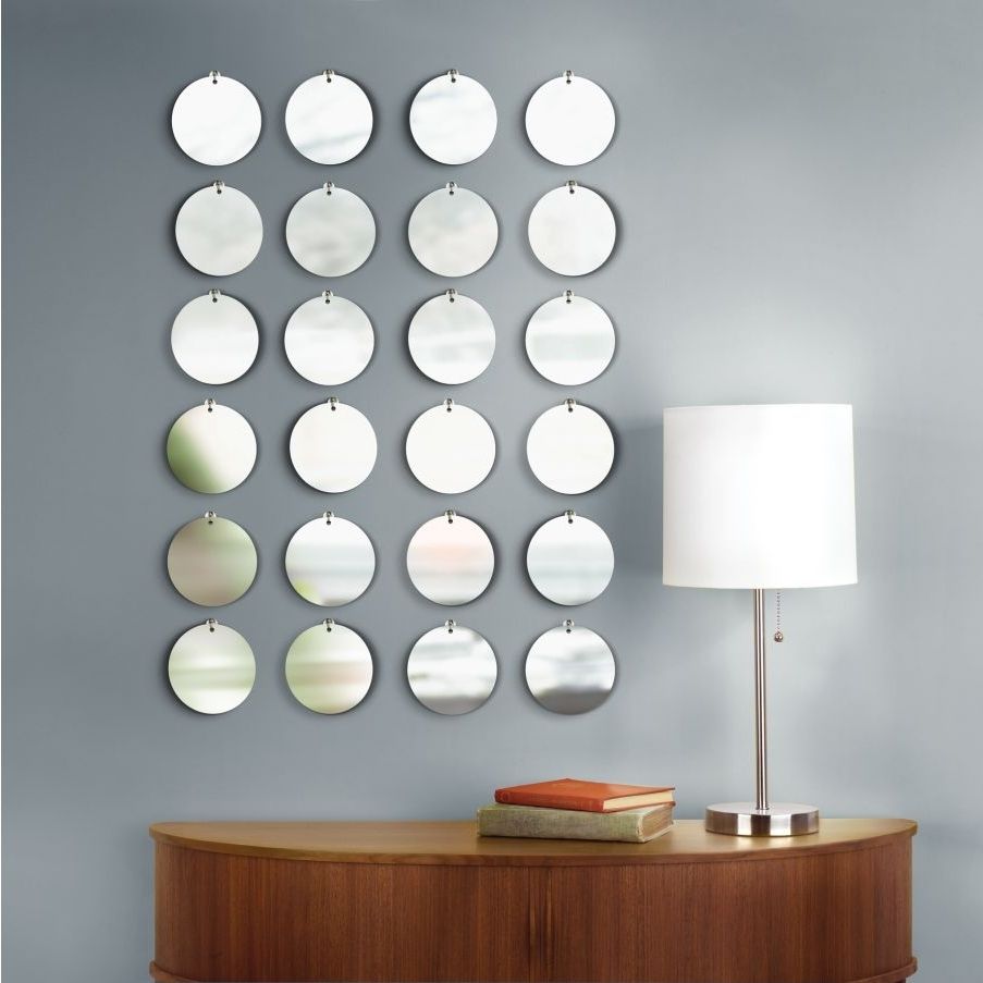 Mirror Circles Wall Art Regarding Fashionable Mirrored Circles Wall Decor Amazing : Mirrored Circles Wall Decor (View 1 of 15)